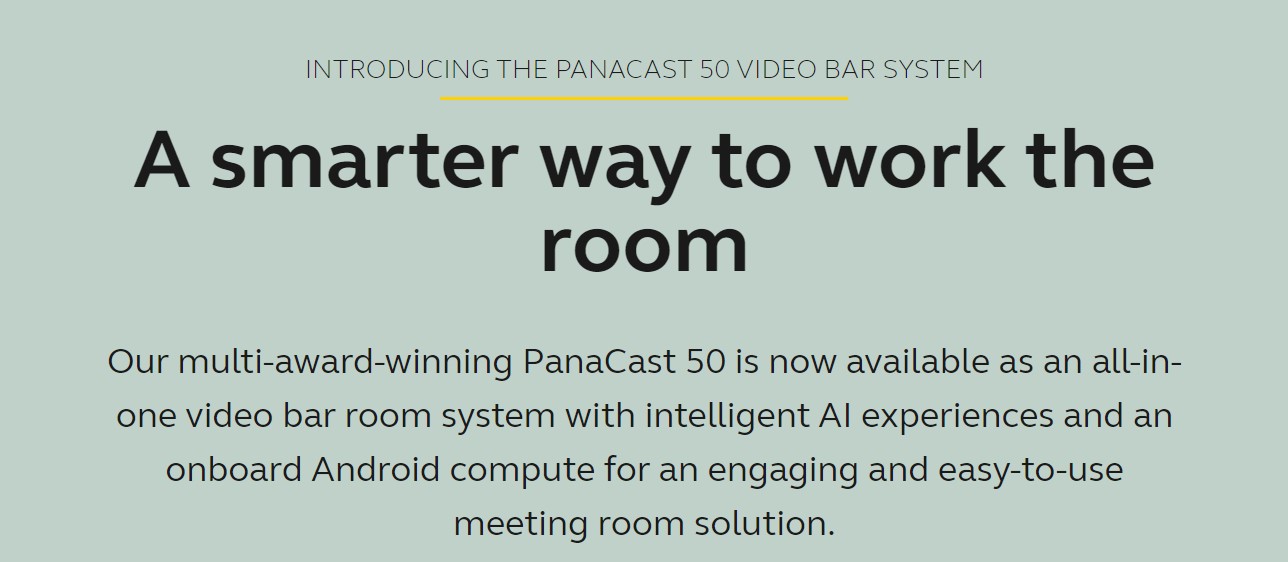 Jabra PanaCast 50 Video Bar System - 3